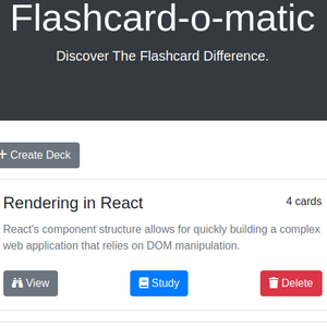 Flashcard App